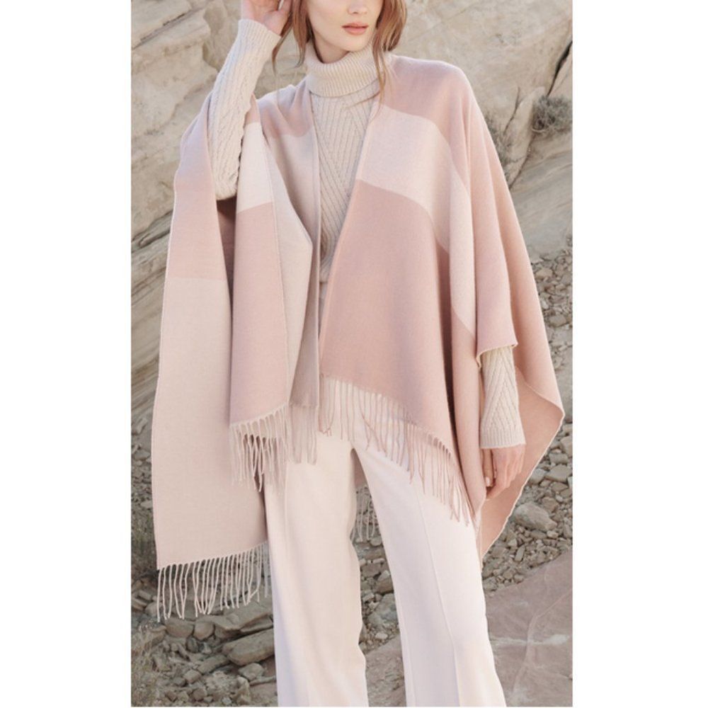 Soia & Kyo 'Mirel' Woven Scarfigan with Fringe
